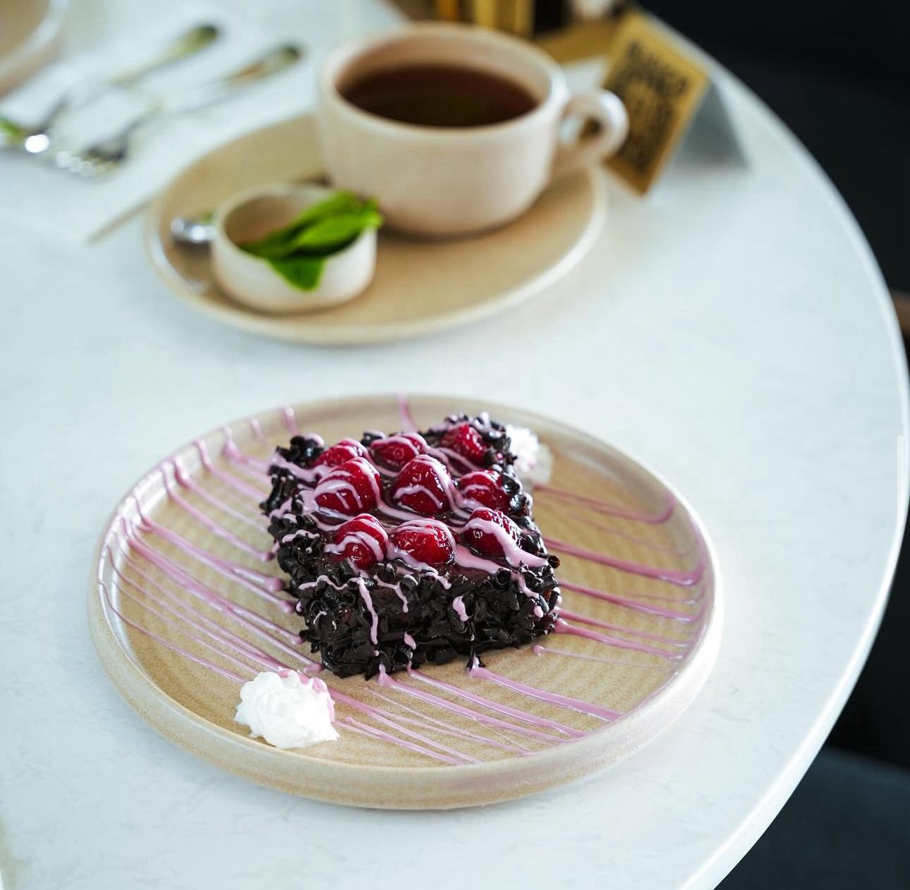 Raspberry Chocolate Cake image